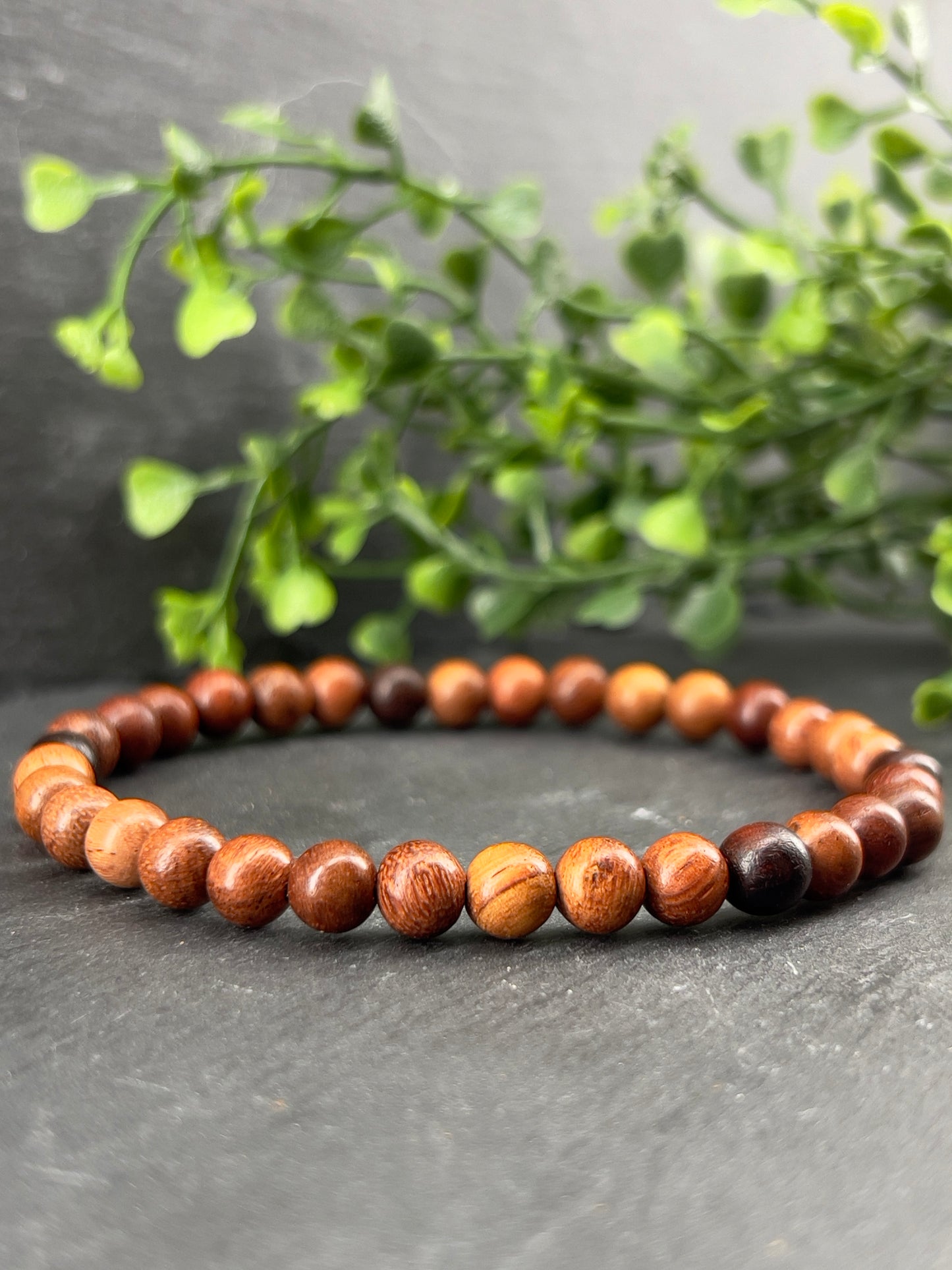Bracelet bois de rose 6mm~ tailles personnalisées ~ Bracelet mala ~ bracelet bois naturelle
