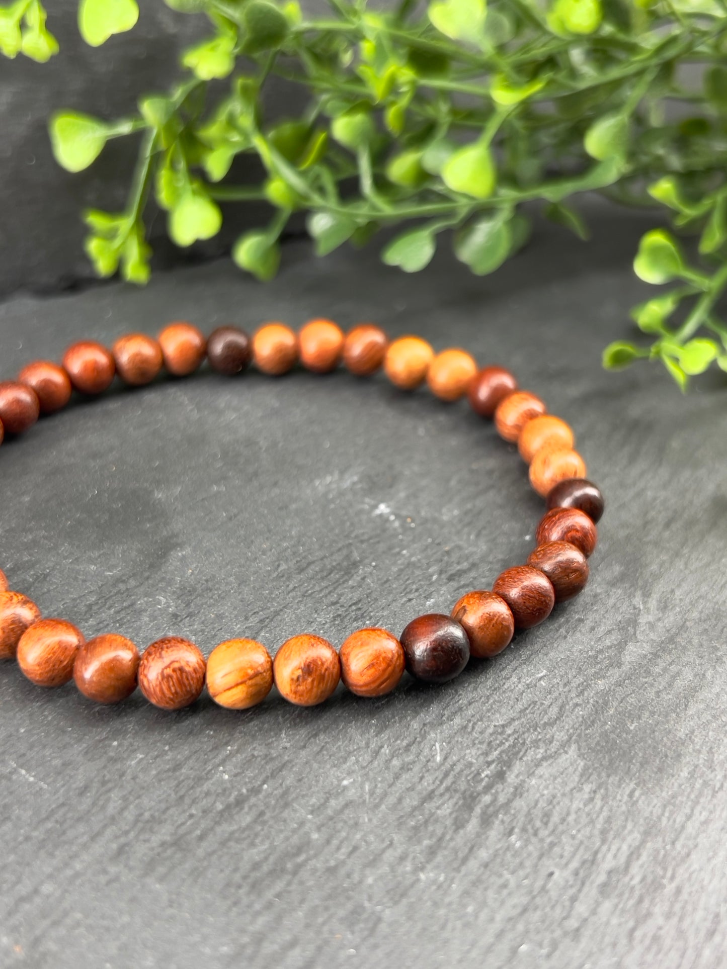 Bracelet bois de rose 6mm~ tailles personnalisées ~ Bracelet mala ~ bracelet bois naturelle