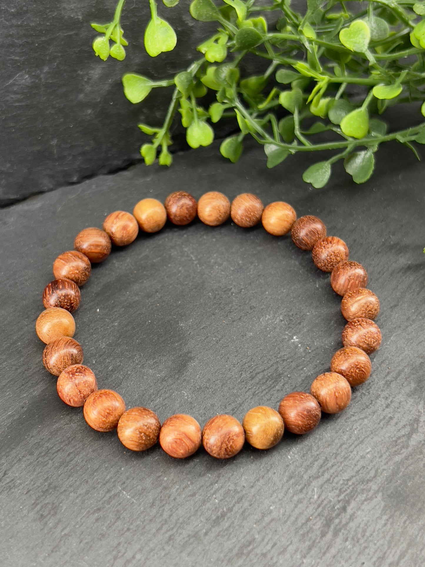 Bracelet bois de rose naturelle 8mm ~ Tailles personnalisées