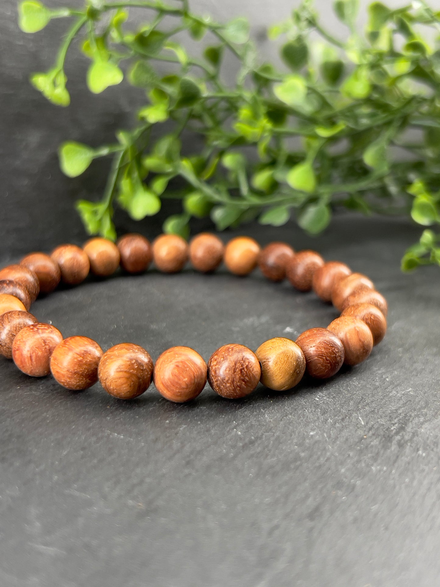 Bracelet bois de rose naturelle 8mm ~ Tailles personnalisées