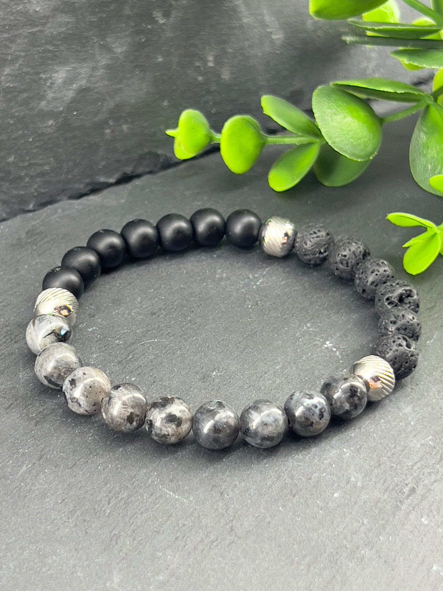 Bracelet aromathérapie labradorite ~ taille personnalisée