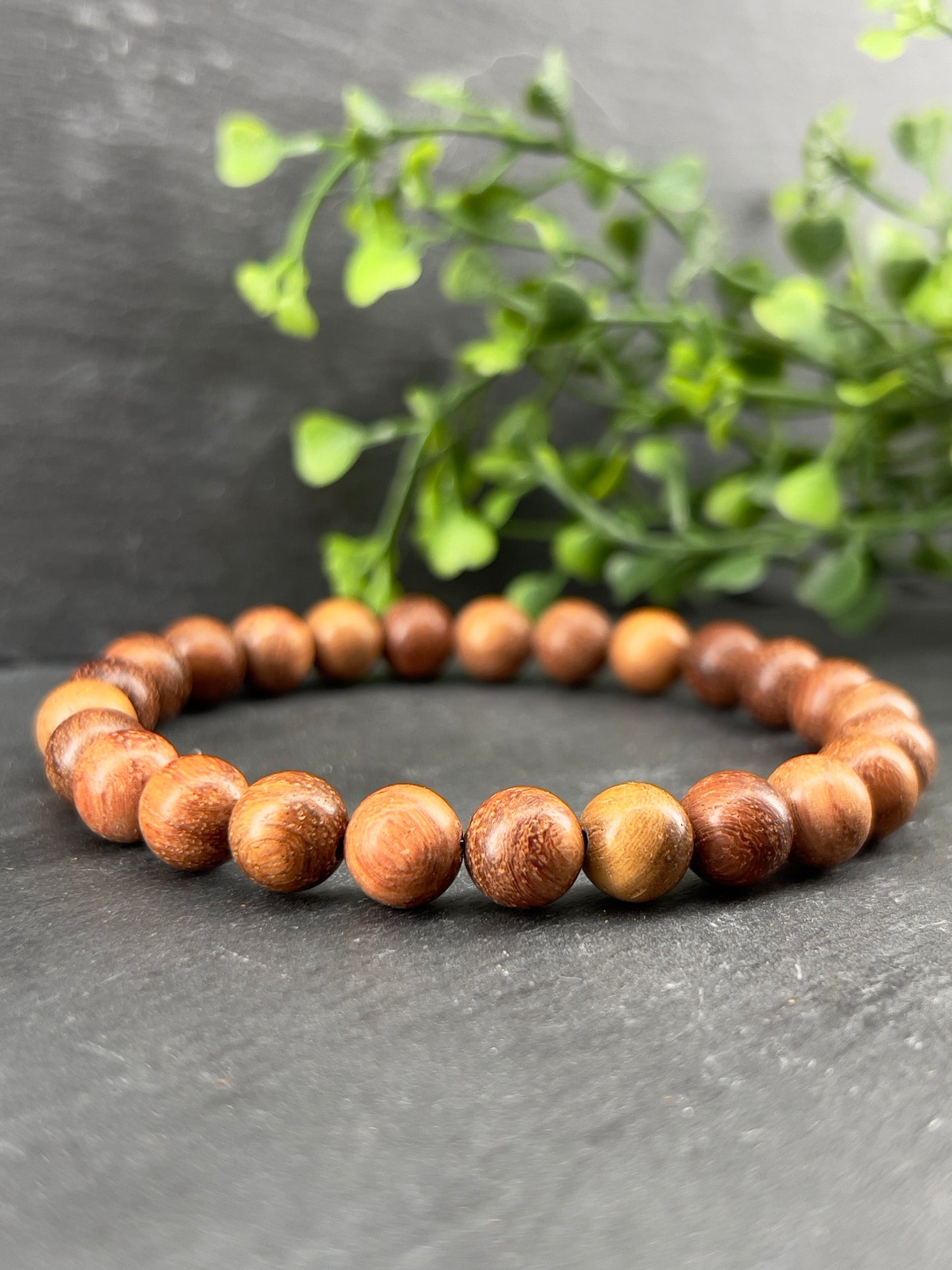 Bracelet bois de rose naturelle 8mm ~ Tailles personnalisées